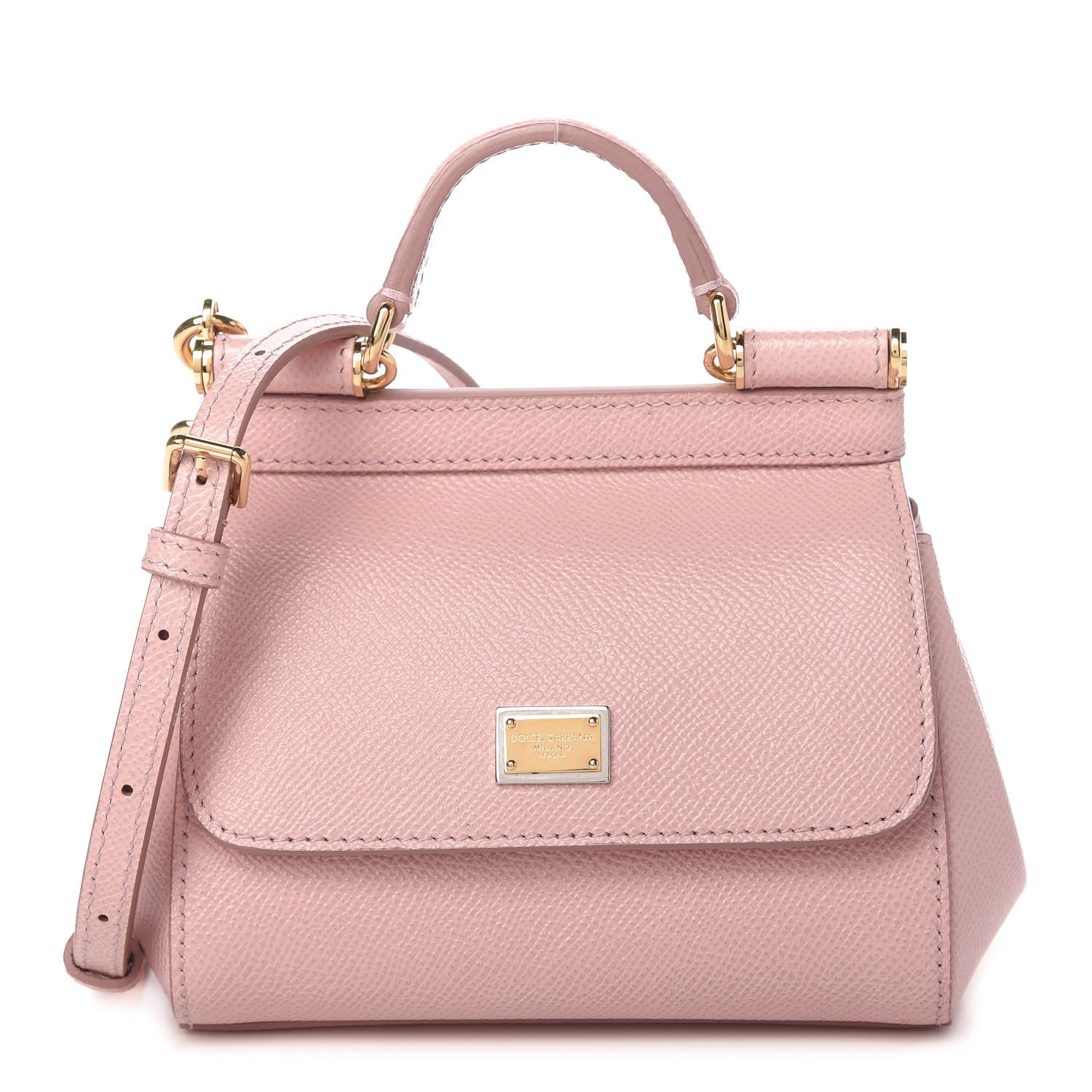 Dolce & Gabbana Dauphine Micro Miss Sicily Satchel Pink 1 of 9