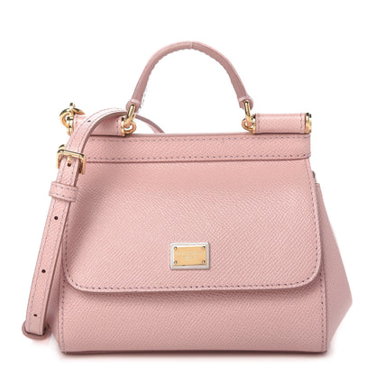 Dolce & Gabbana Dauphine Micro Miss Sicily Satchel Pink 1 of 9