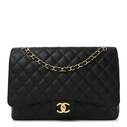 Chanel Caviar Quilted Maxi Double Flap Black 1 of 11