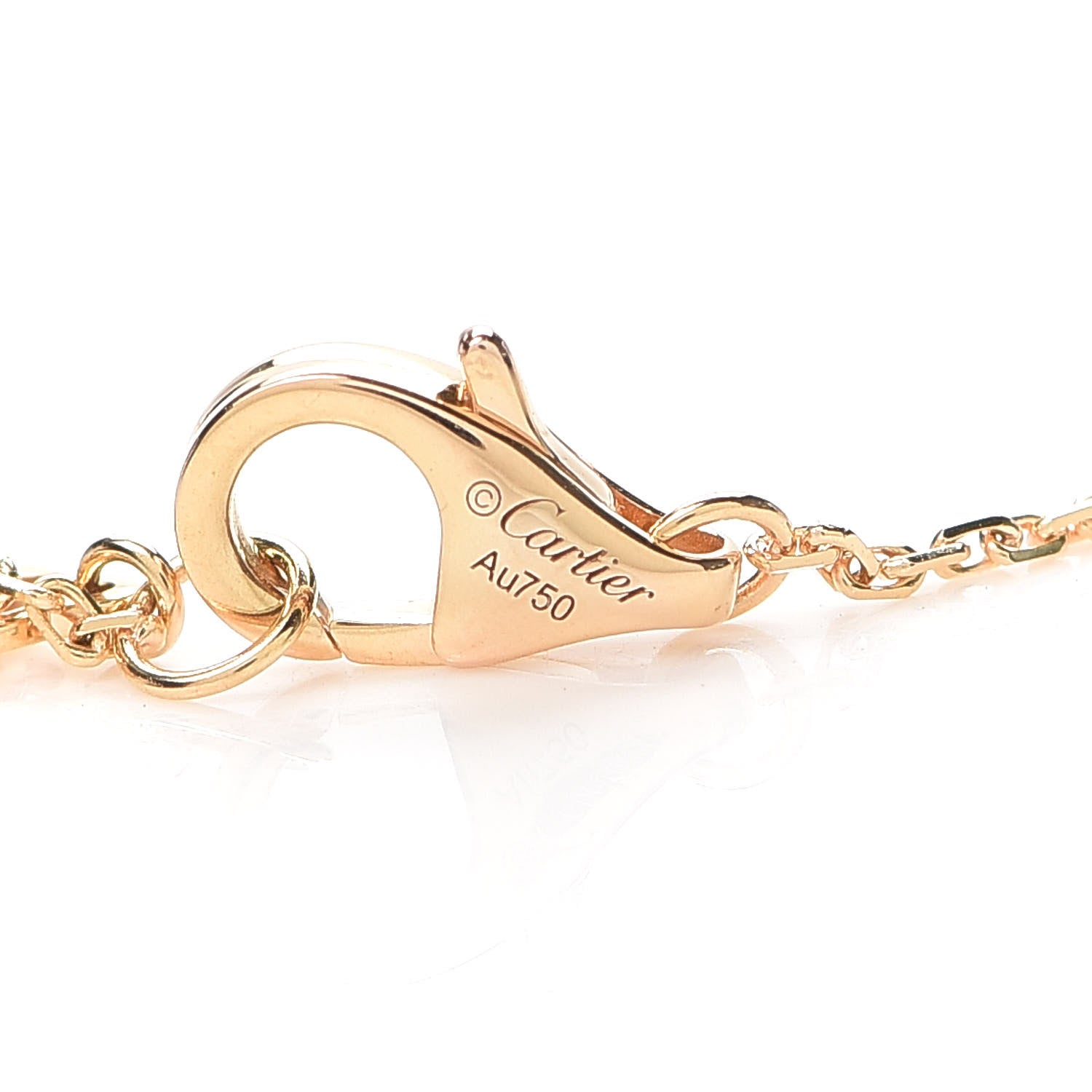 Cartier 18K Pink Gold Diamond XS D'Amour Pendant Necklace 4 of 6
