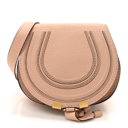 Chloe Calfskin Mini Marcie Round Crossbody Bag Blush Nude 1 of 12