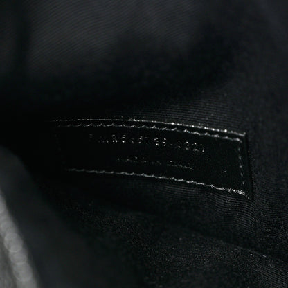 Saint Laurent Grain De Poudre Uptown Pouch Black 7 of 8