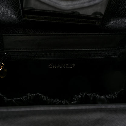 Chanel Caviar Vanity Train Case Black 6 of 11