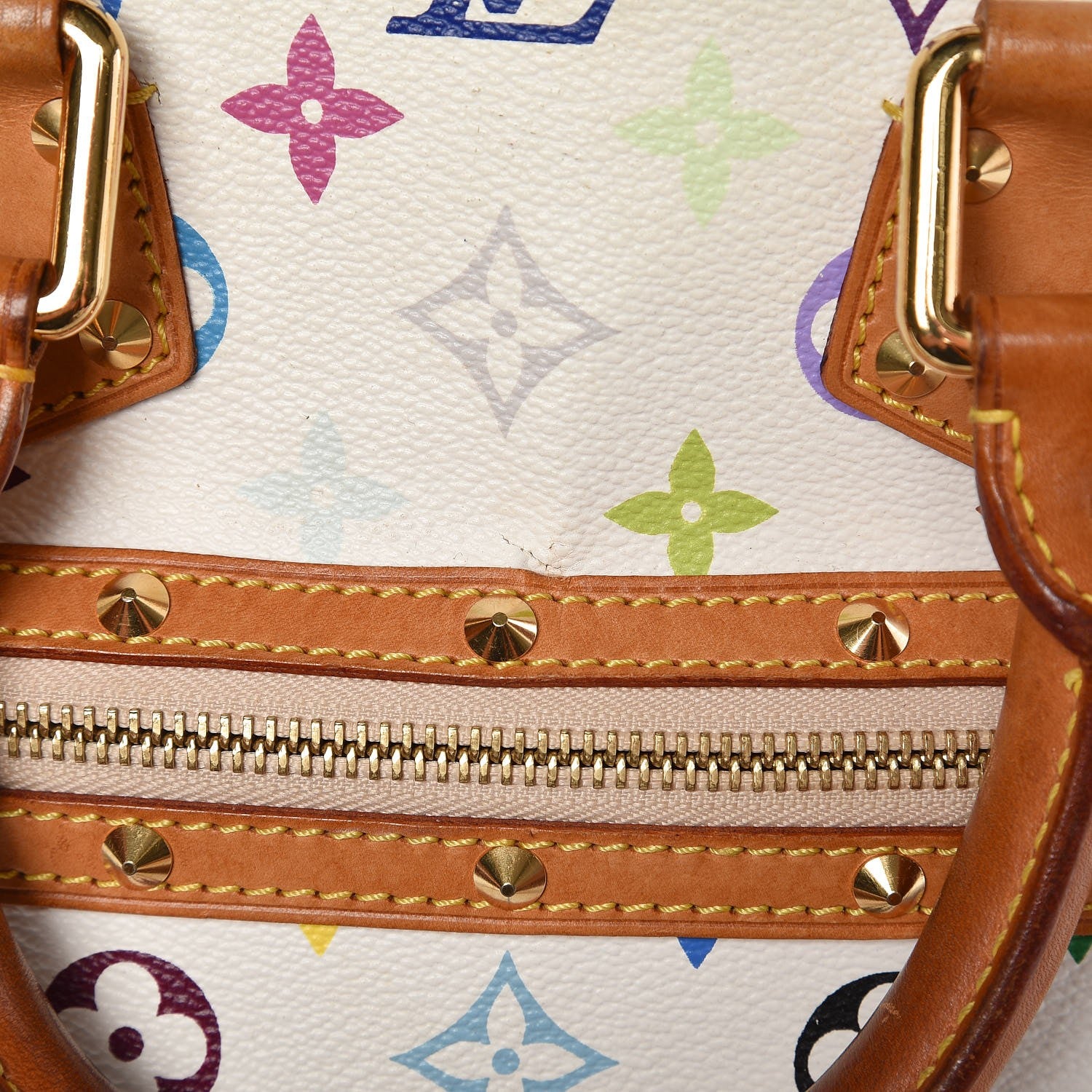 Louis Vuitton Monogram Multicolor Alma White 6 of 20