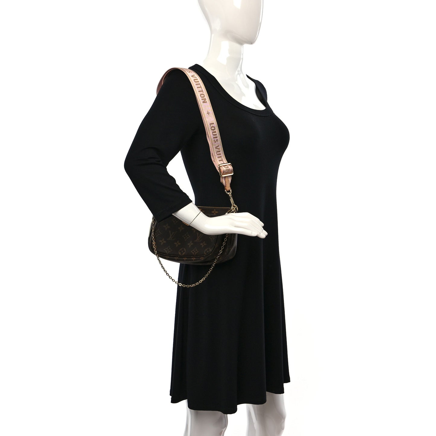 Monogram Multi Pochette Accessories Rose Clair