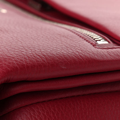 Givenchy Waxy Grained Calfskin Medium Pandora Pure Flap Bag Red 12 of 12
