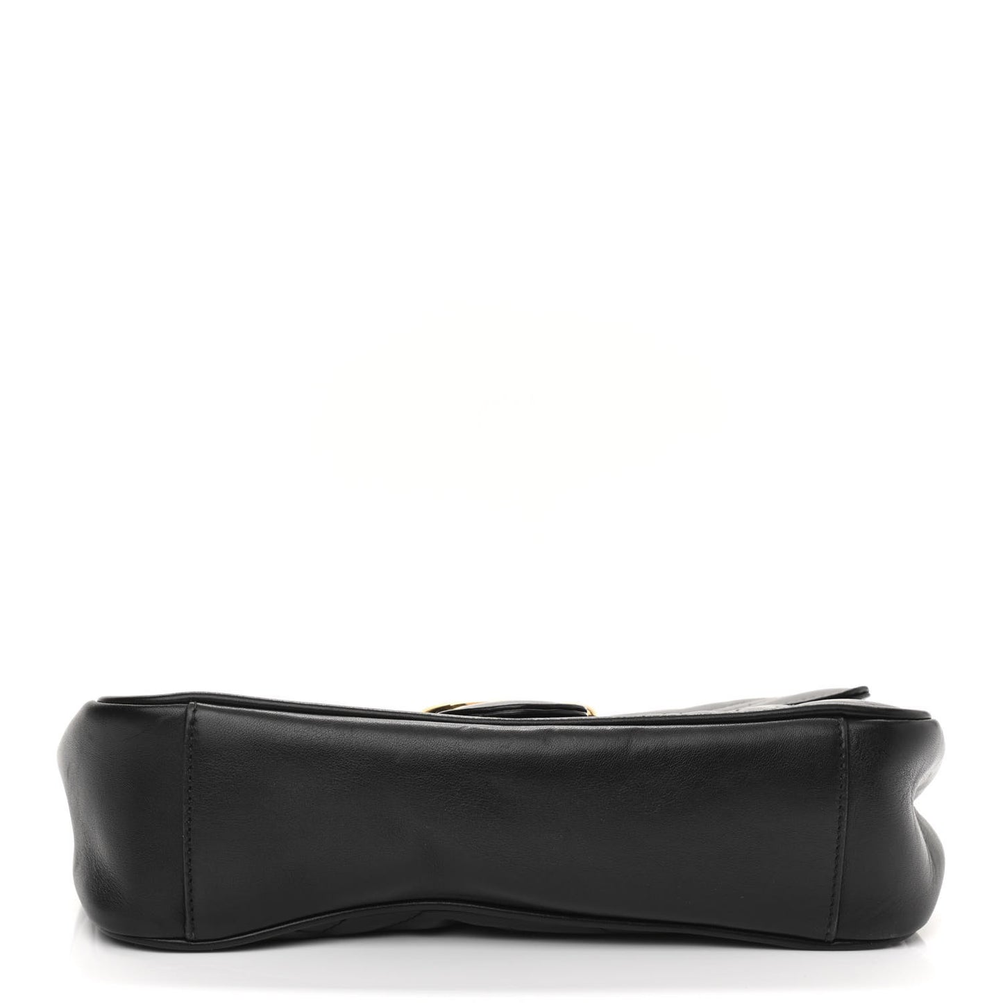 Calfskin Matelasse Small GG Marmont Shoulder Bag Black