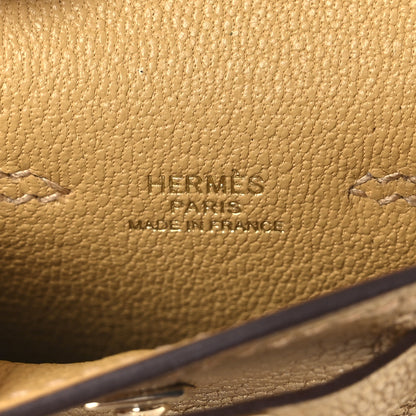 Hermes Metallic Chevre Chamkilight Mini Kelly Twilly Bag Charm Dore 5 of 7