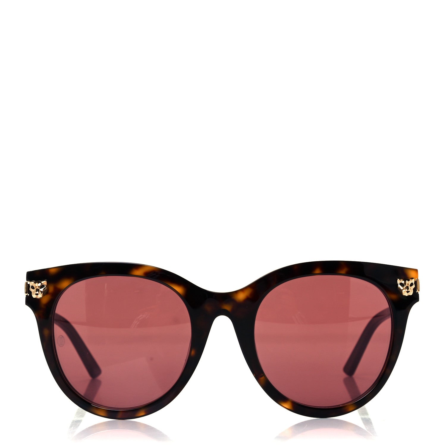 Cartier Panthere De Cartier Sunglasses Tortoise 2 of 9