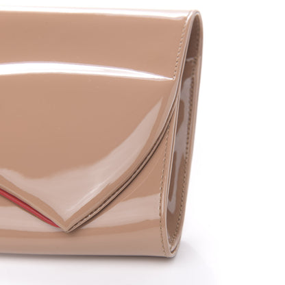 Christian Louboutin Patent Pigalle Clutch Nude 9 of 10