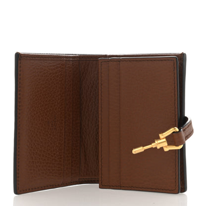 Gucci New Denim GG Monogram Jackie 1961 Card Case Blue Tea Cuir 5 of 9