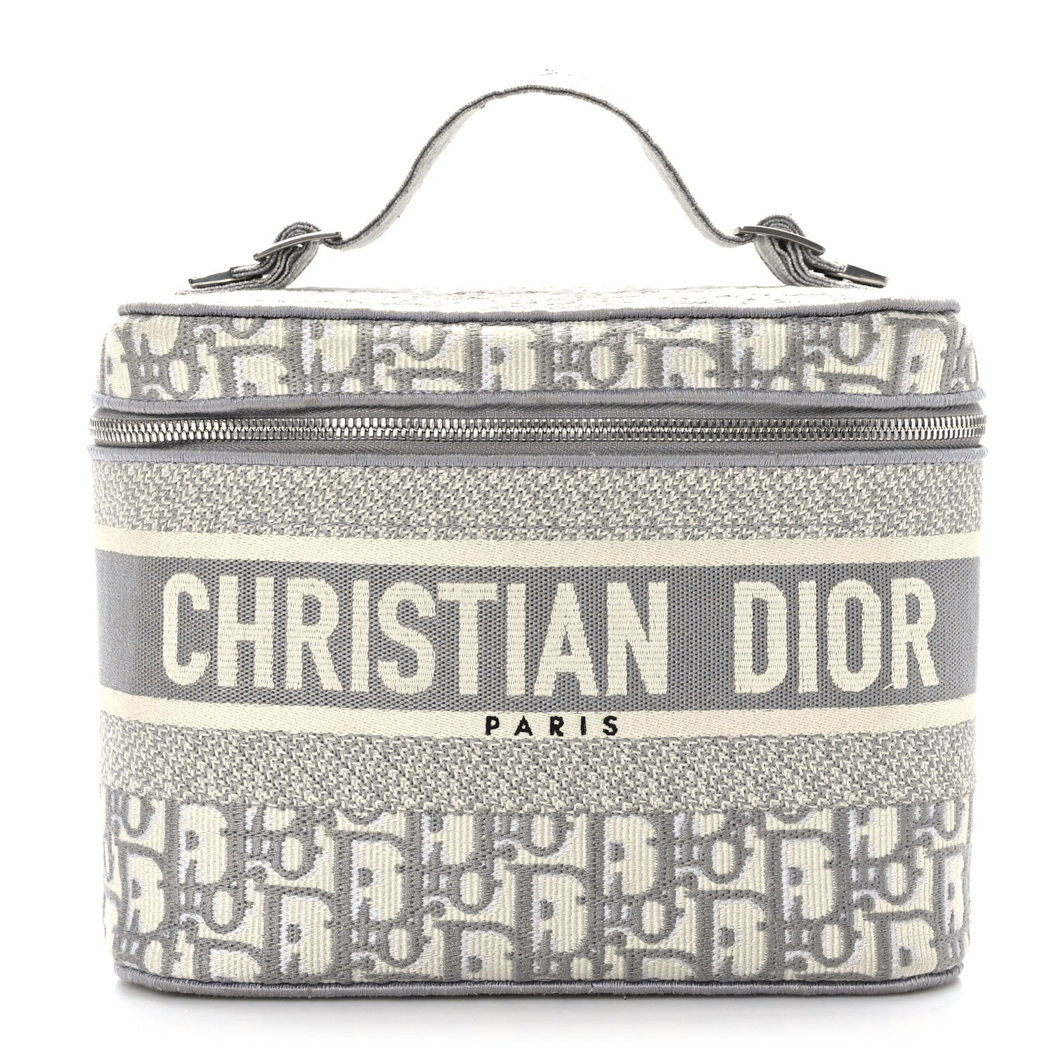 Christian Dior Oblique Diortravel Vanity Case Grey 1 of 8