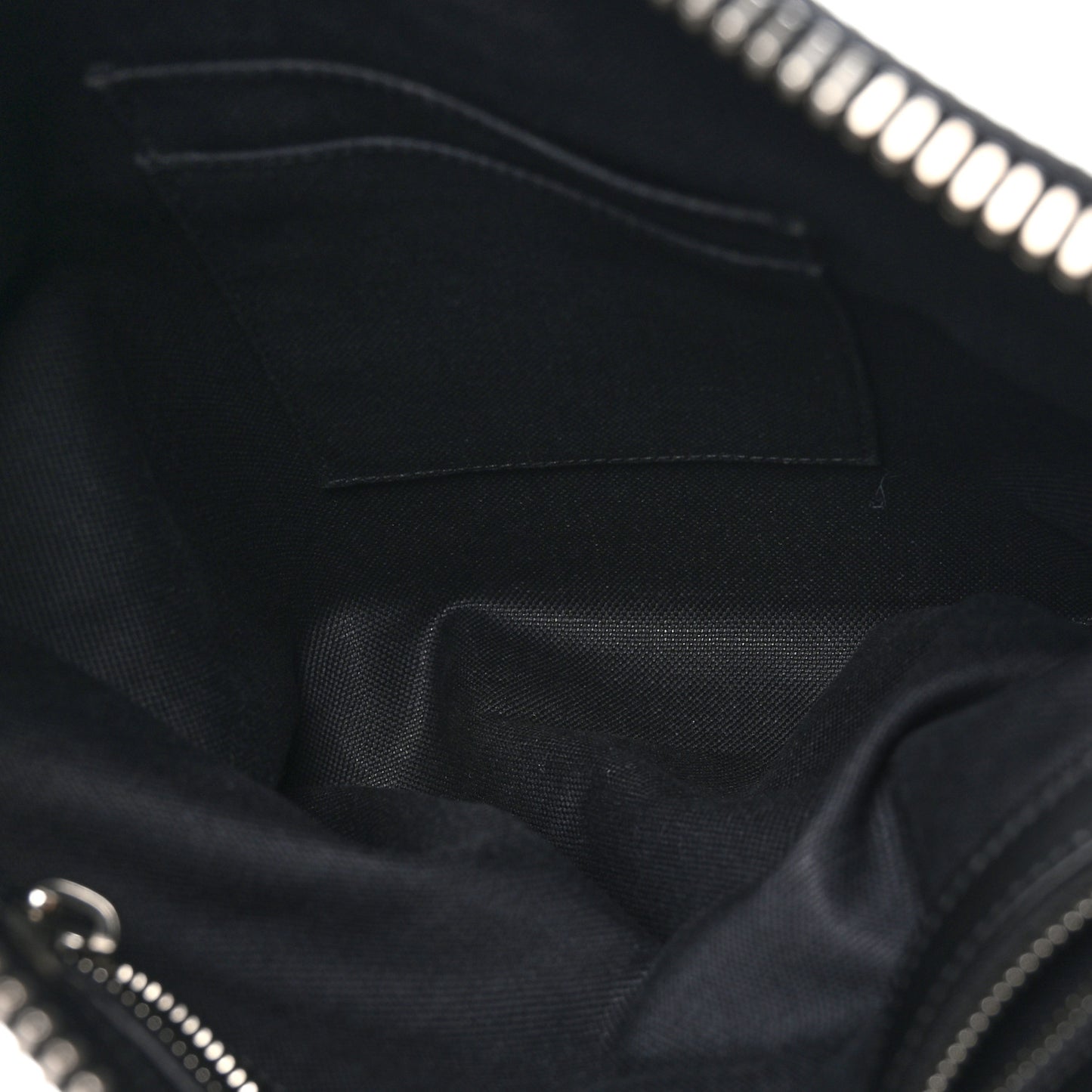 GG Supreme Monogram Appia Calfskin Web Flat Messenger Bag Black Grey