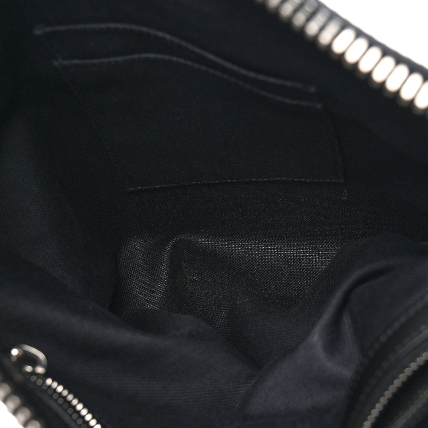 Gucci GG Supreme Monogram Appia Calfskin Web Flat Messenger Bag Black Grey 5 of 10