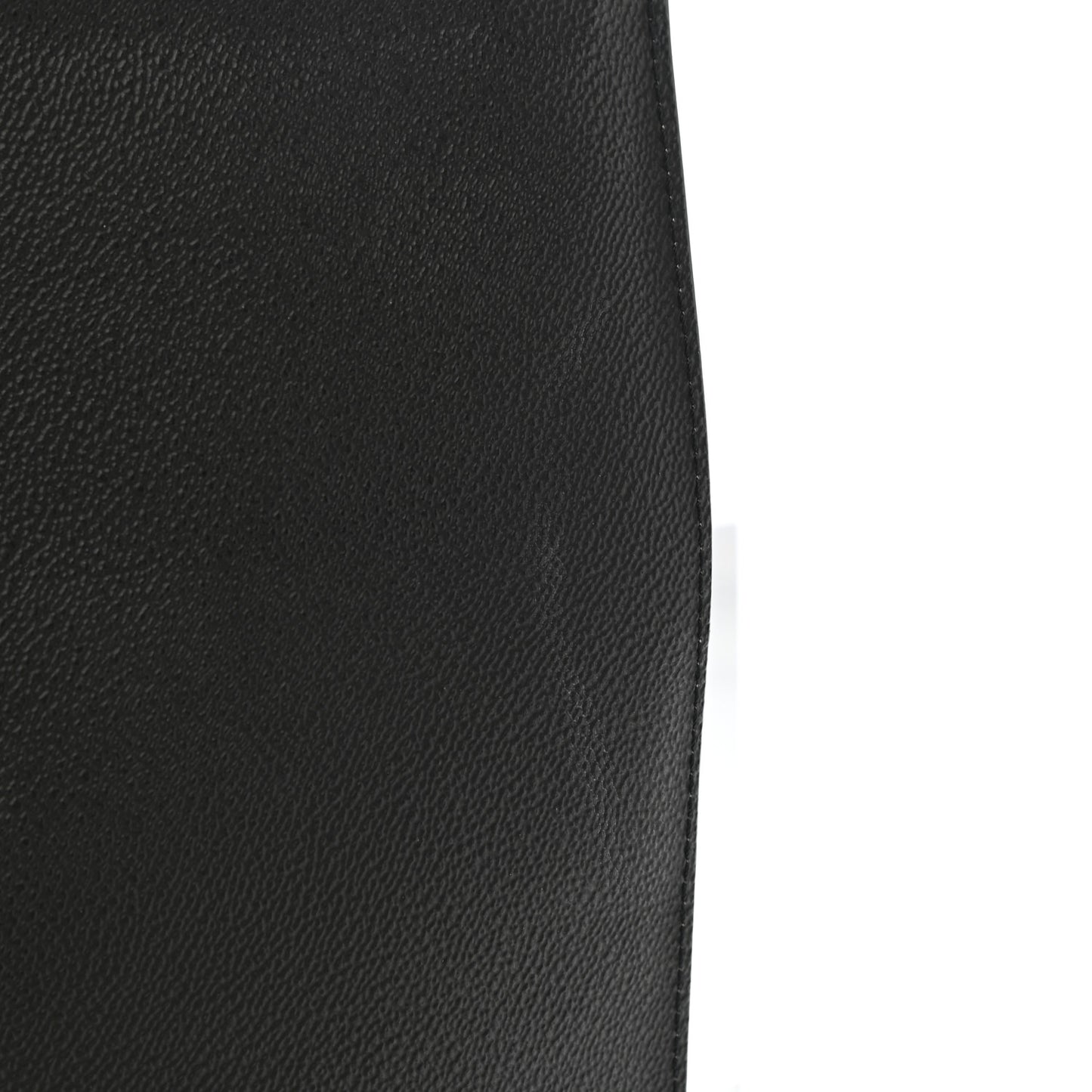 Textured Coated Canvas Rottweiler Print Medium Cosmetic Pouch Black