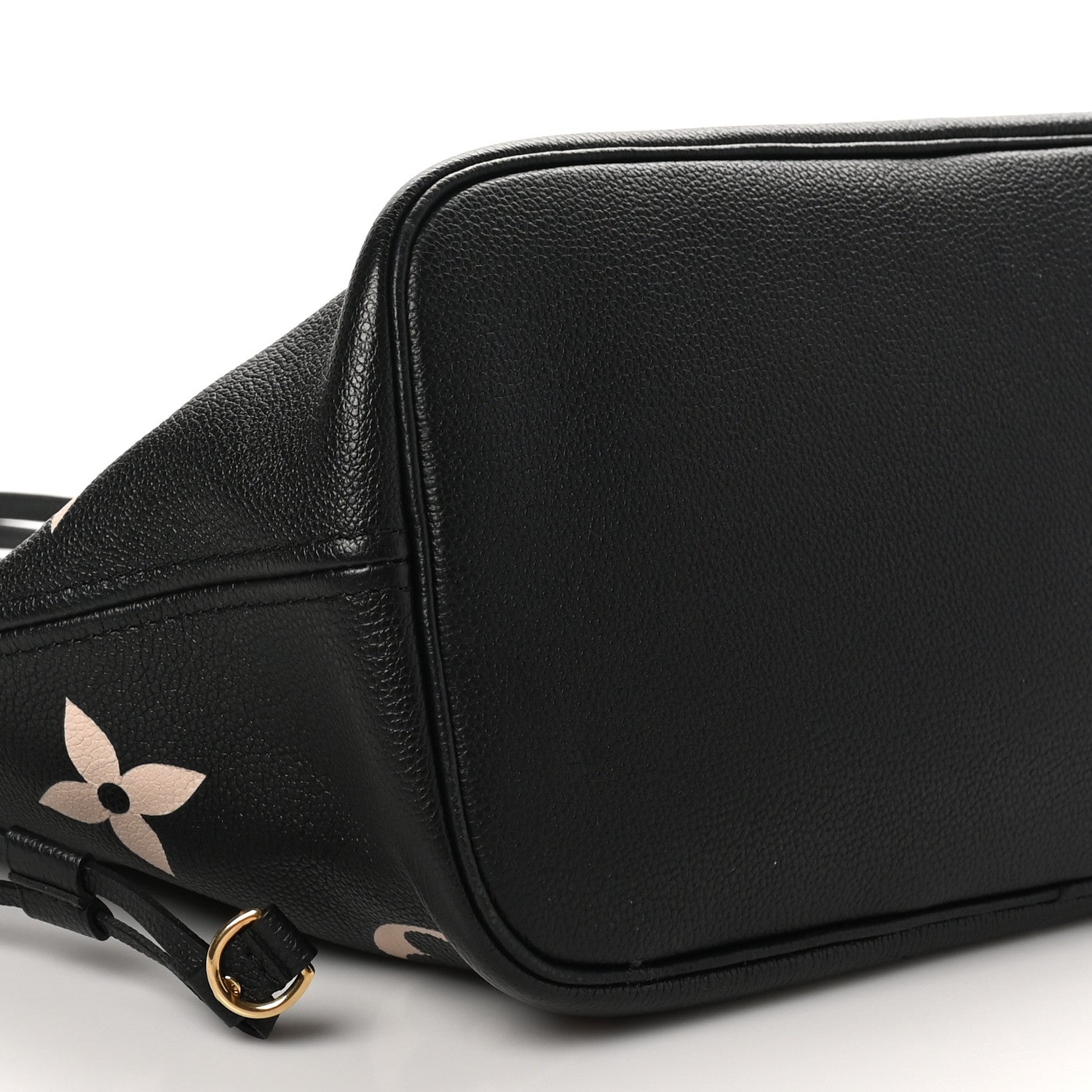 Louis Vuitton Empreinte Monogram Giant Neverfull MM Black Beige 9 of 10