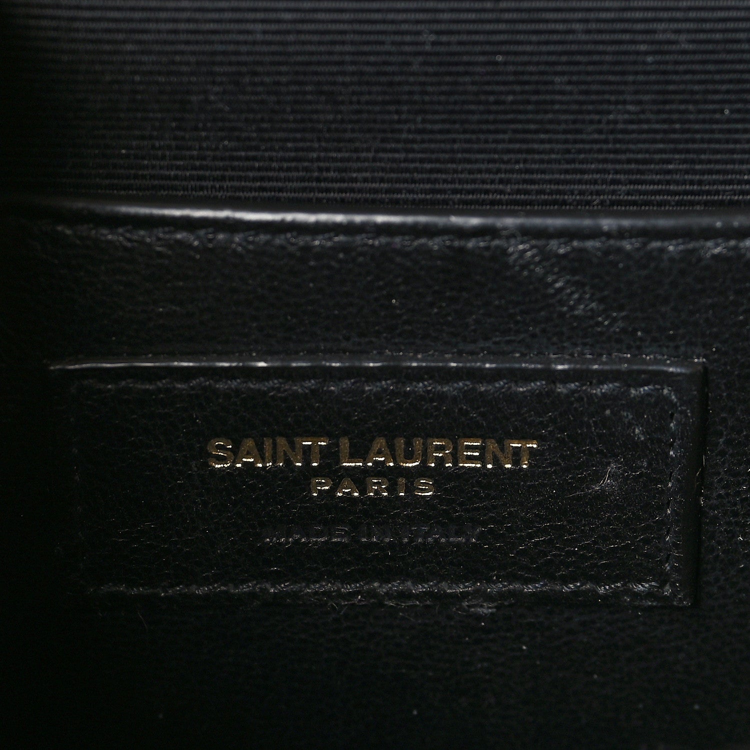 Saint Laurent Grain De Poudre Textured Mixed Matelasse Triquilt Small Monogram Satchel Black 6 of 9