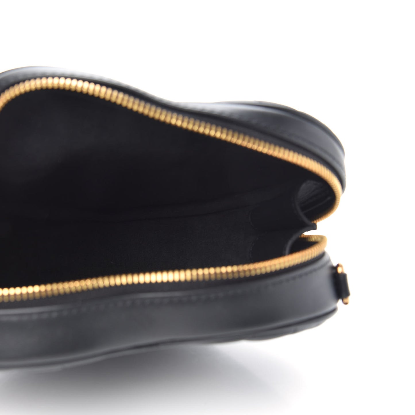 Calfskin New Wave Heart Bag Black