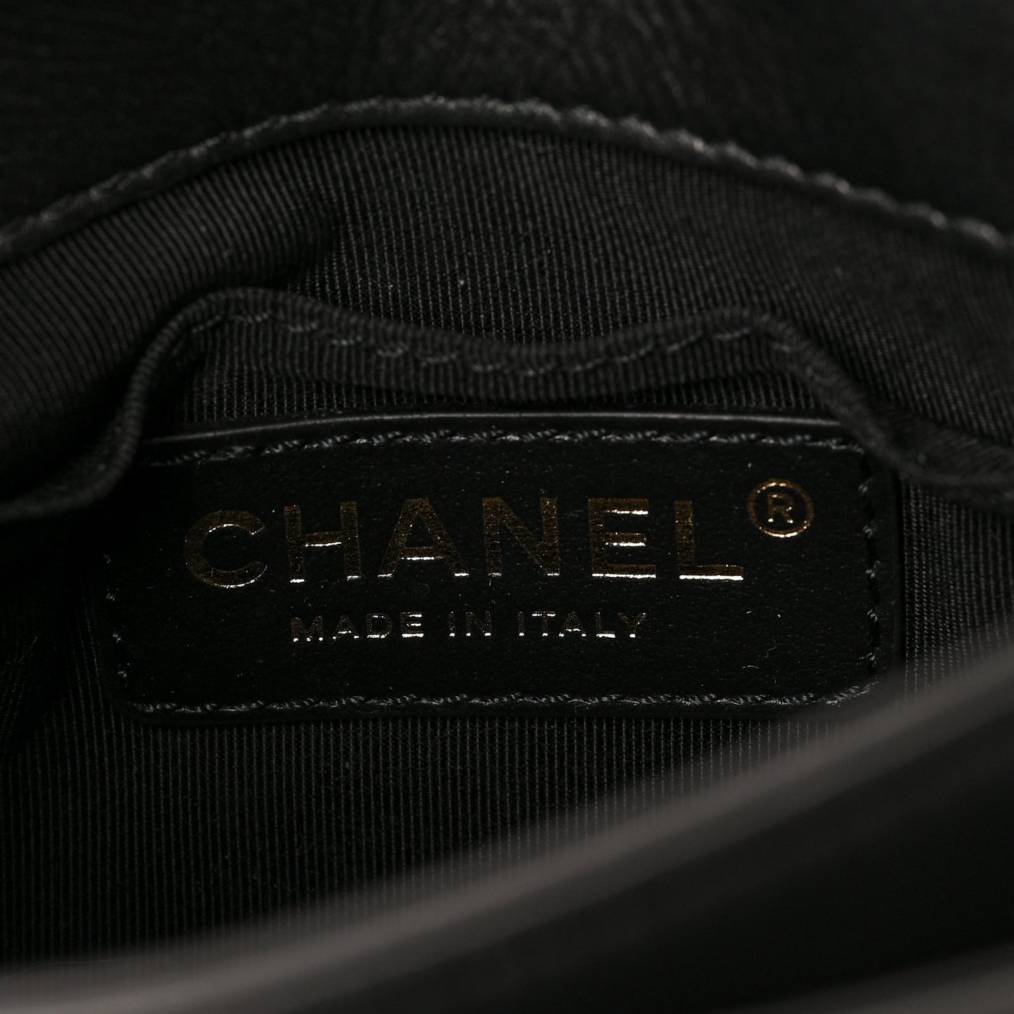 Calfskin Quilted Top Handle Flap Black