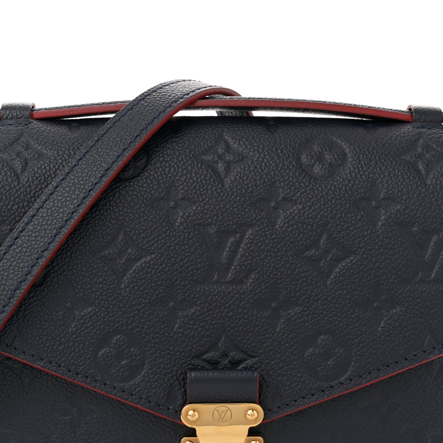 Louis Vuitton Empreinte Pochette Metis Marine Rouge 7 of 11