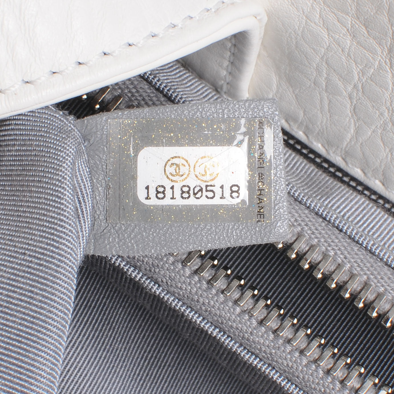 Chanel Deerskin Cerf ExecutiveTote White 9 of 9