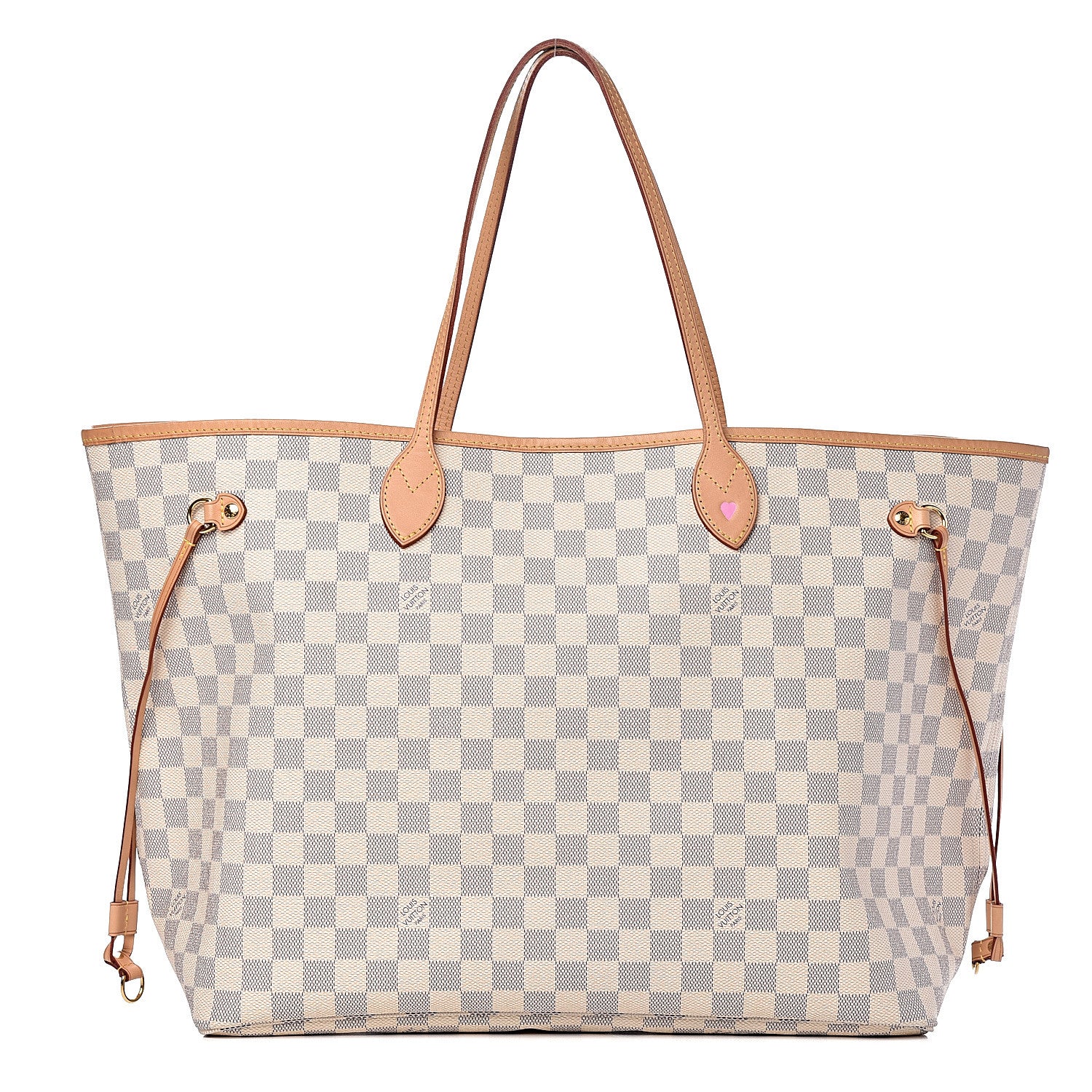Louis Vuitton Damier Azur Neo Neverfull GM Rose Ballerine 1 of 14