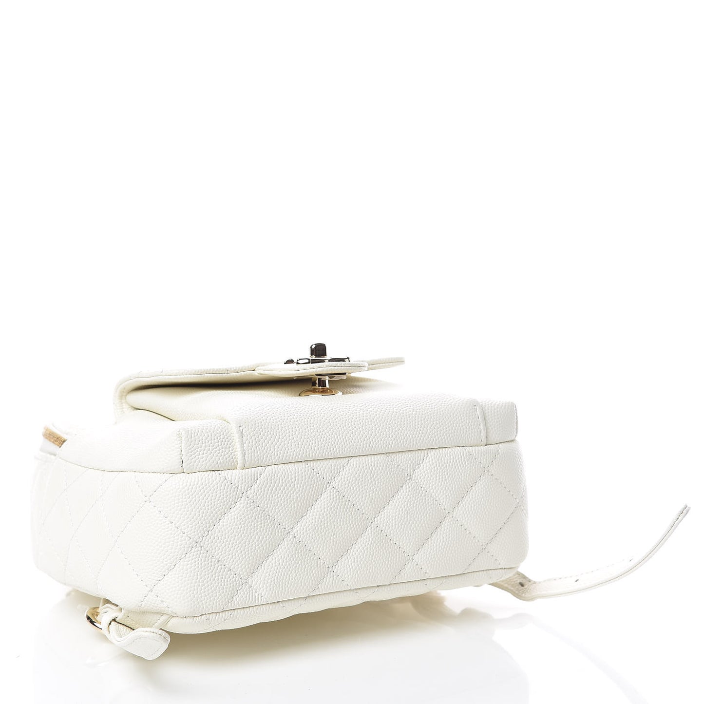 Caviar Quilted Small CC Day Backpack White