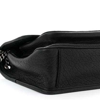 Saint Laurent Grained Lambskin Monogram Baby Niki Chain Satchel Black 9 of 10