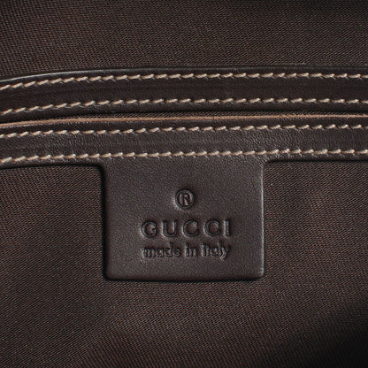 Gucci GG Supreme Monogram Selleria Calfskin Small Flap Messenger Bag Beige Ebony Cocoa Dark Chocolate 6 of 7