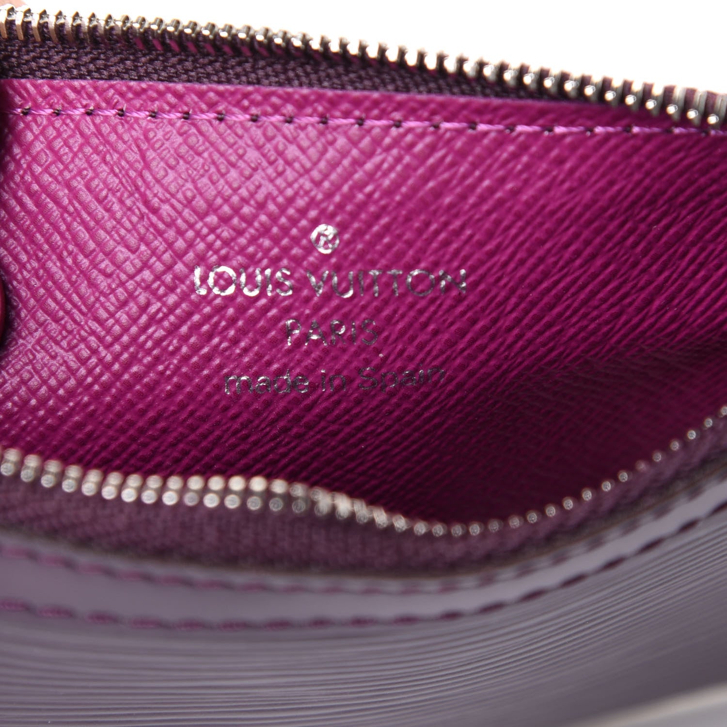 Louis Vuitton Epi Key Pouch Cassis 6 of 8