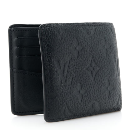 Louis Vuitton Taurillon Slender Wallet Black 3 of 11