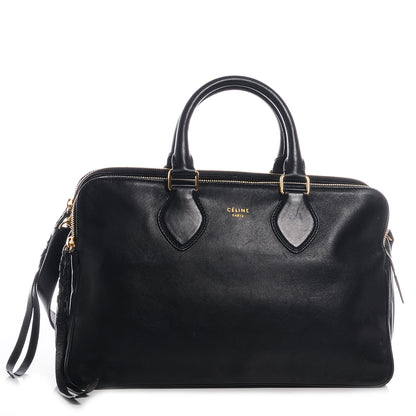 Celine Smooth Calfskin Small Triptyque Satchel Black 1 of 10