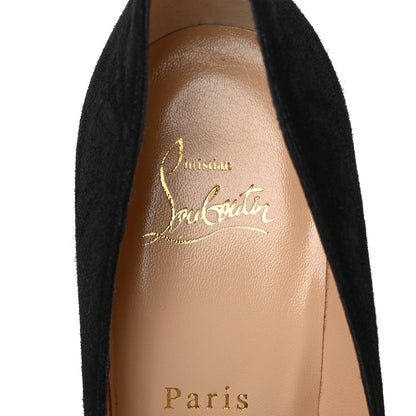 Christian Louboutin Suede Pigalle Pumps 38.5 Black 7 of 9