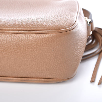 Gucci Pebbled Calfskin Small Soho Disco Bag Camelia 13 of 15