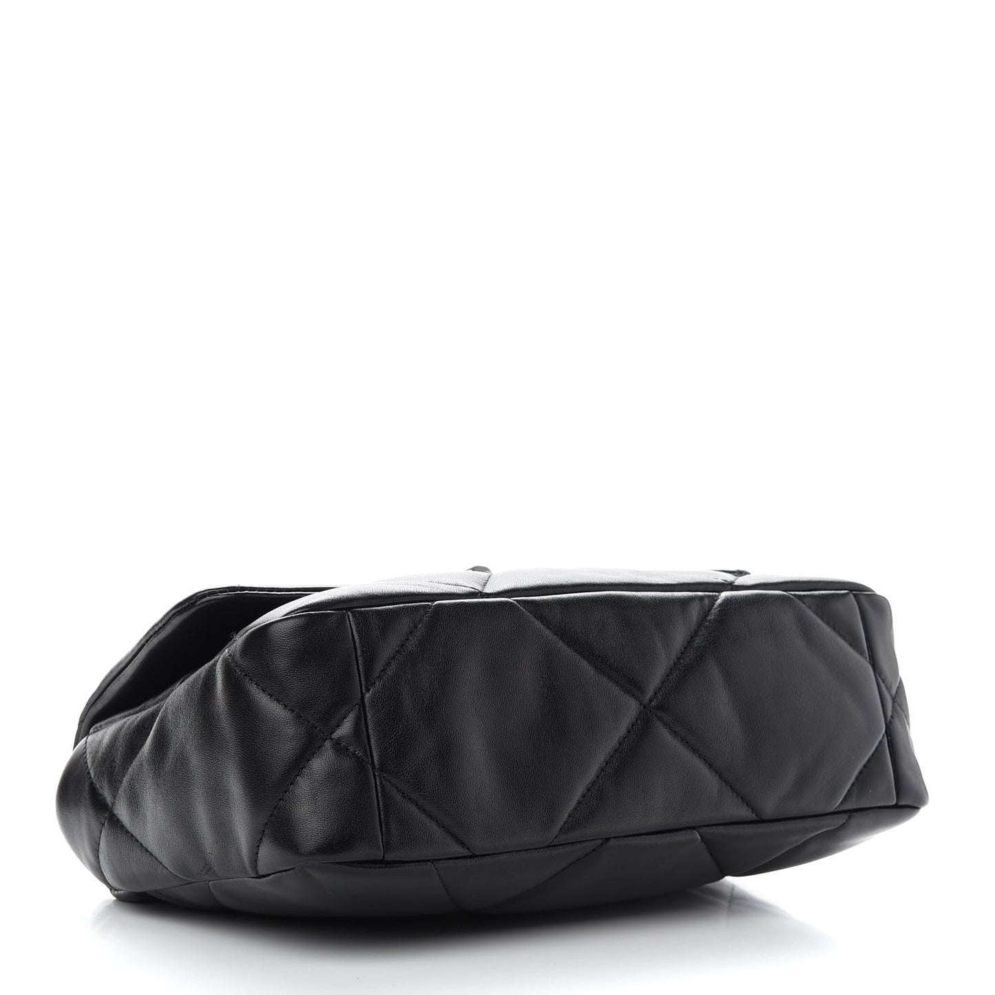 Lambskin Quilted Medium Chanel 19 Flap Black