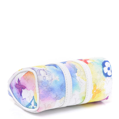 Louis Vuitton Monogram Watercolor Mini Keepall Bag Charm Key Holder Multicolor 5 of 7