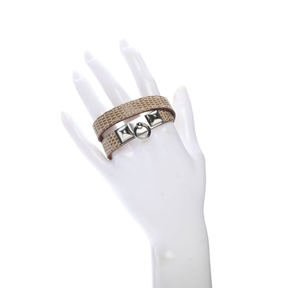 Hermes Lizard Rivale Double Tour Bracelet XS Ombre 2 of 5