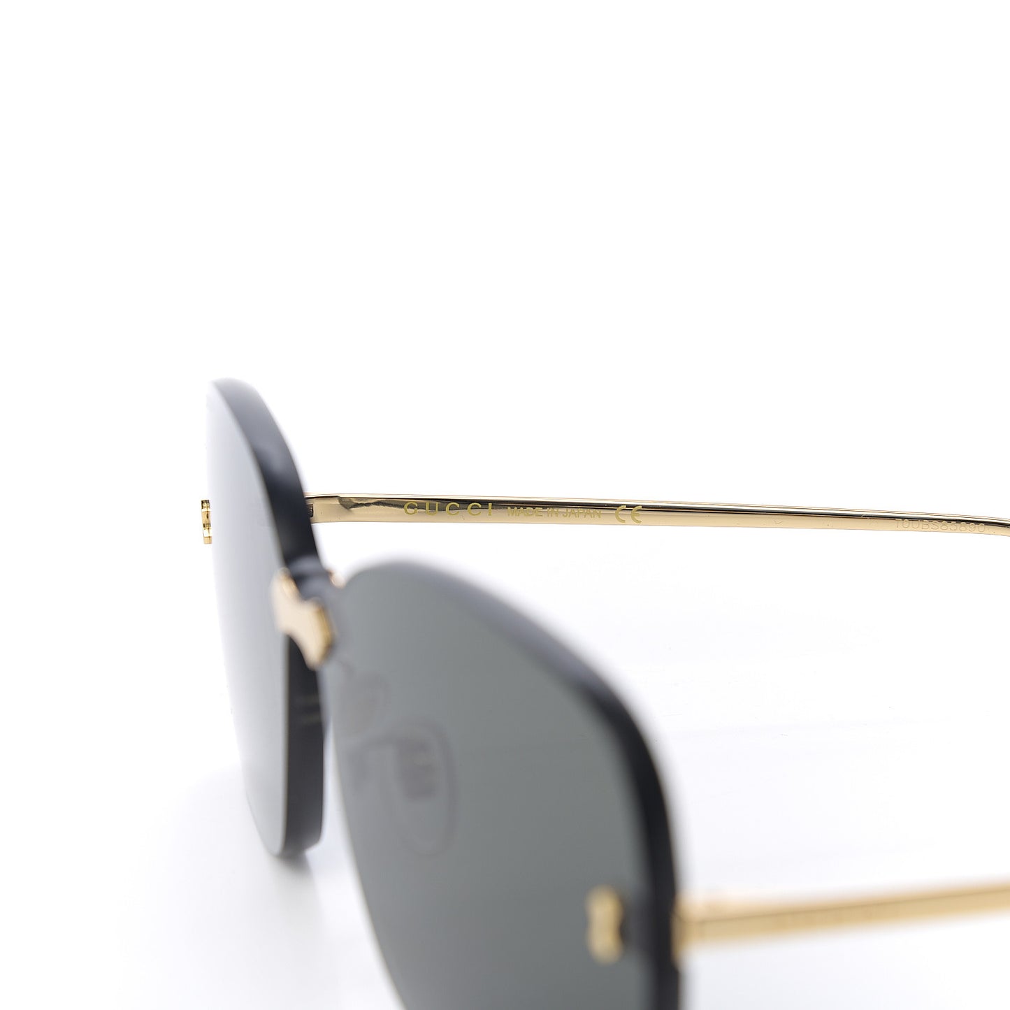 Rimless Sunglasses GG0355S Gold