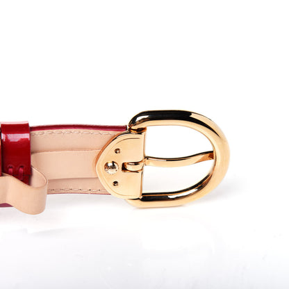 Louis Vuitton Vernis Ceinture 30mm Belt 90 36 Rouge 8 of 9