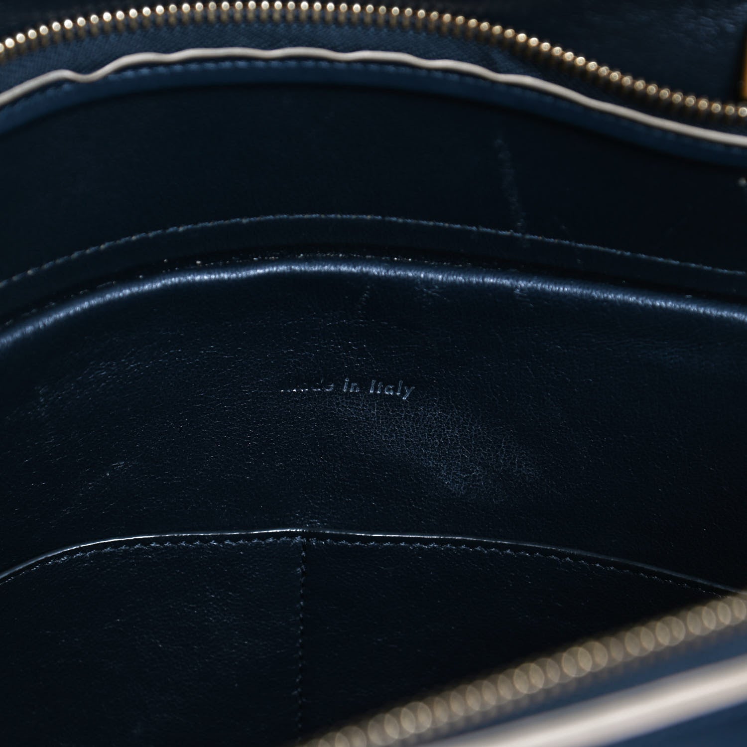 Celine Palmelato Calfskin Mini Belt Bag Navy 8 of 10