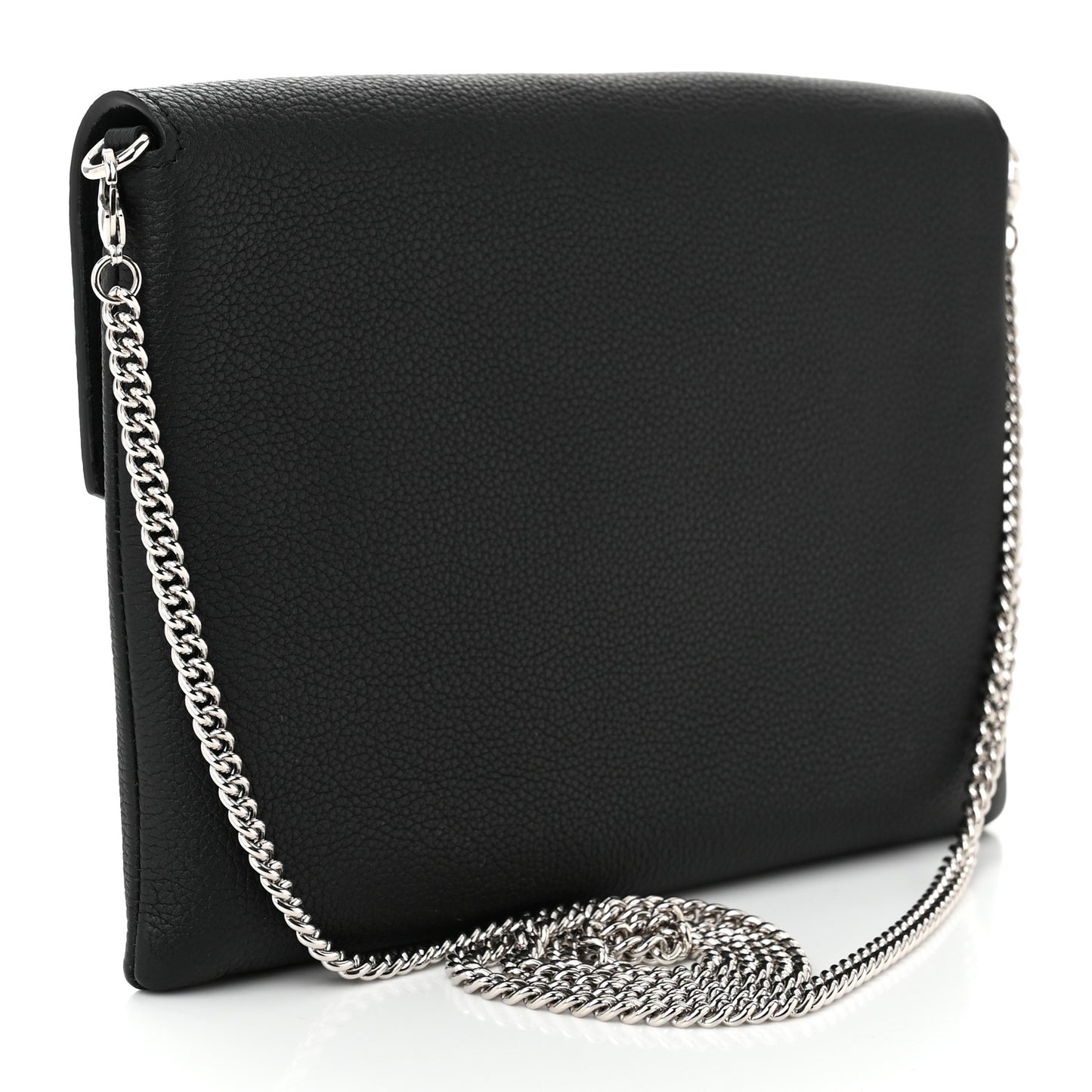 Soft Calfskin My Lockme Chain Pochette Black