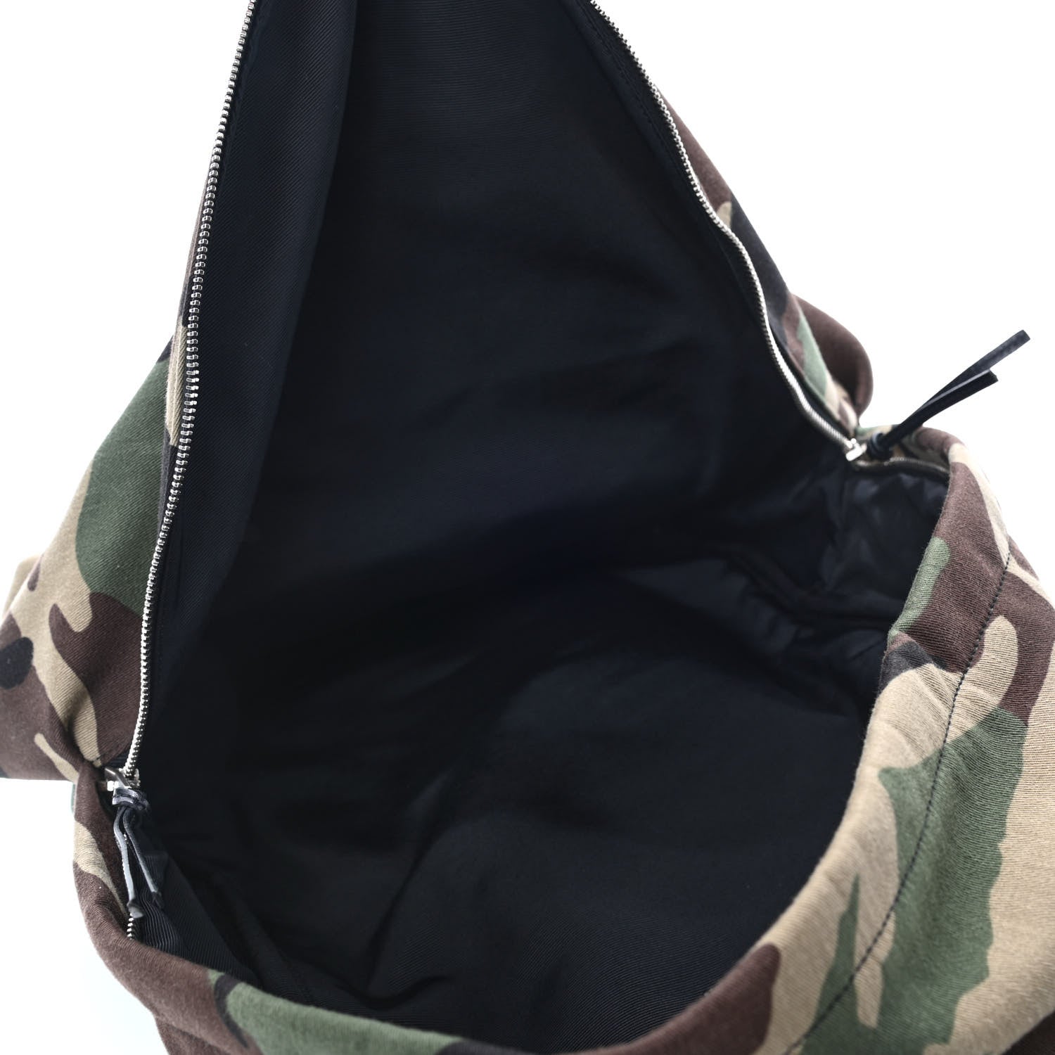 Saint Laurent Canvas Camouflage Print Hunting Backpack Khaki 4 of 4
