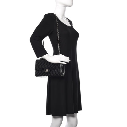 Chanel Patent Quilted Medium Double Flap Black 2 of 17