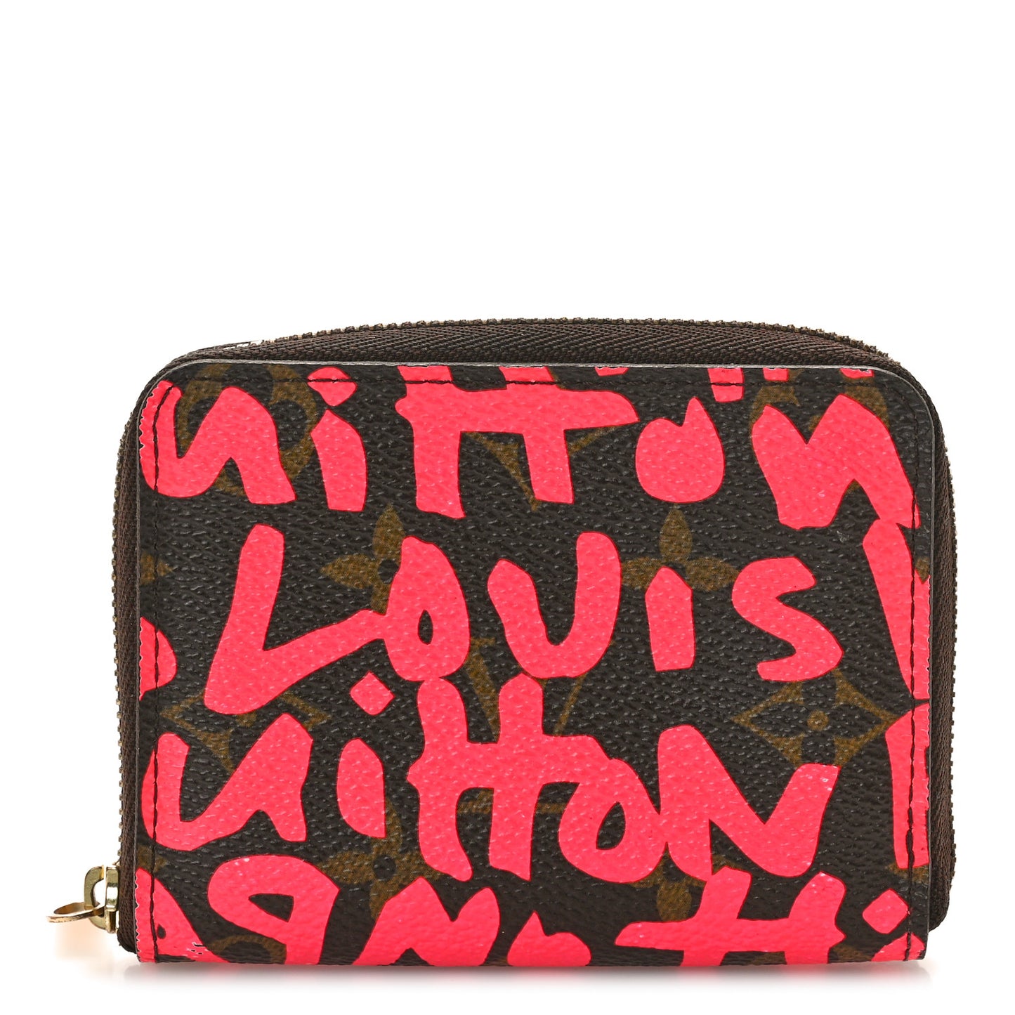 Monogram Graffiti Zippy Coin Purse Fuchsia