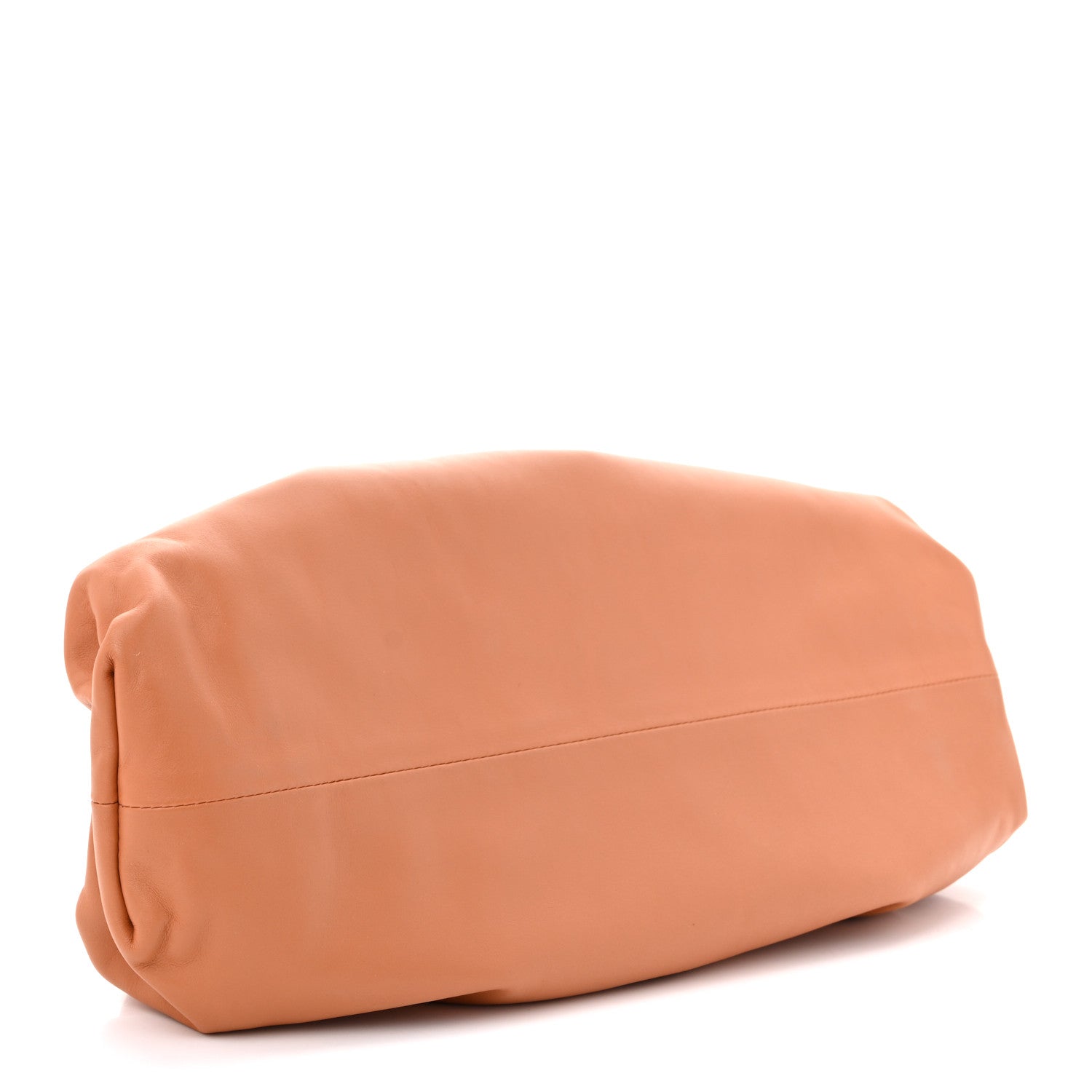 Bottega Veneta Smooth Butter Calf The Pouch Oversized Clutch Clay 4 of 10