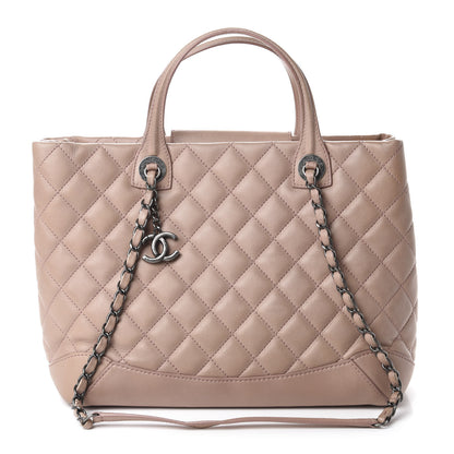 Chanel Calfskin Quilted Small Easy Shopping Tote Light Pink 1 of 18