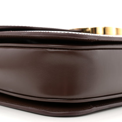 Celine Shiny Calfskin Medium Triomphe Chestnut 10 of 11