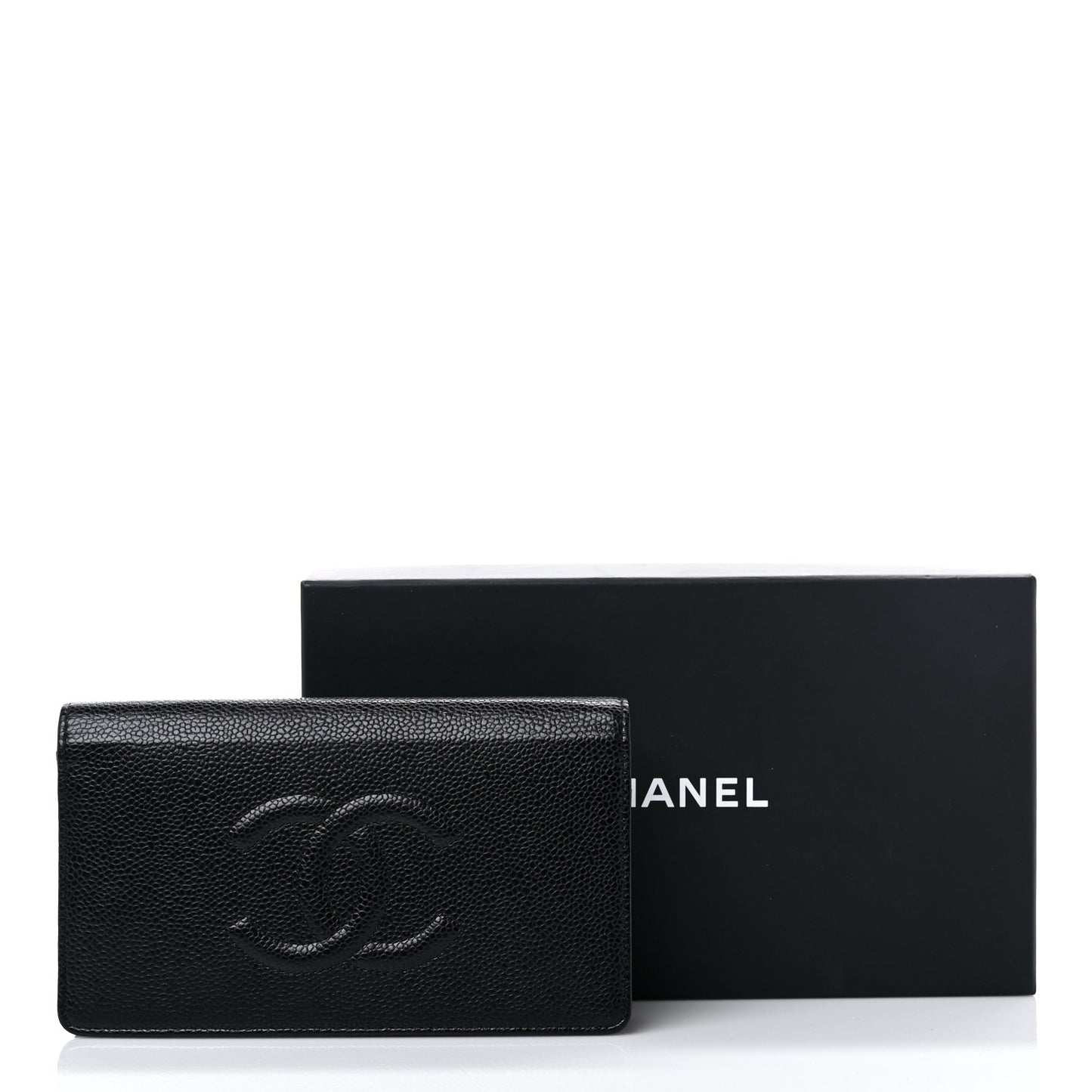 Caviar Timeless CC Yen Wallet Black