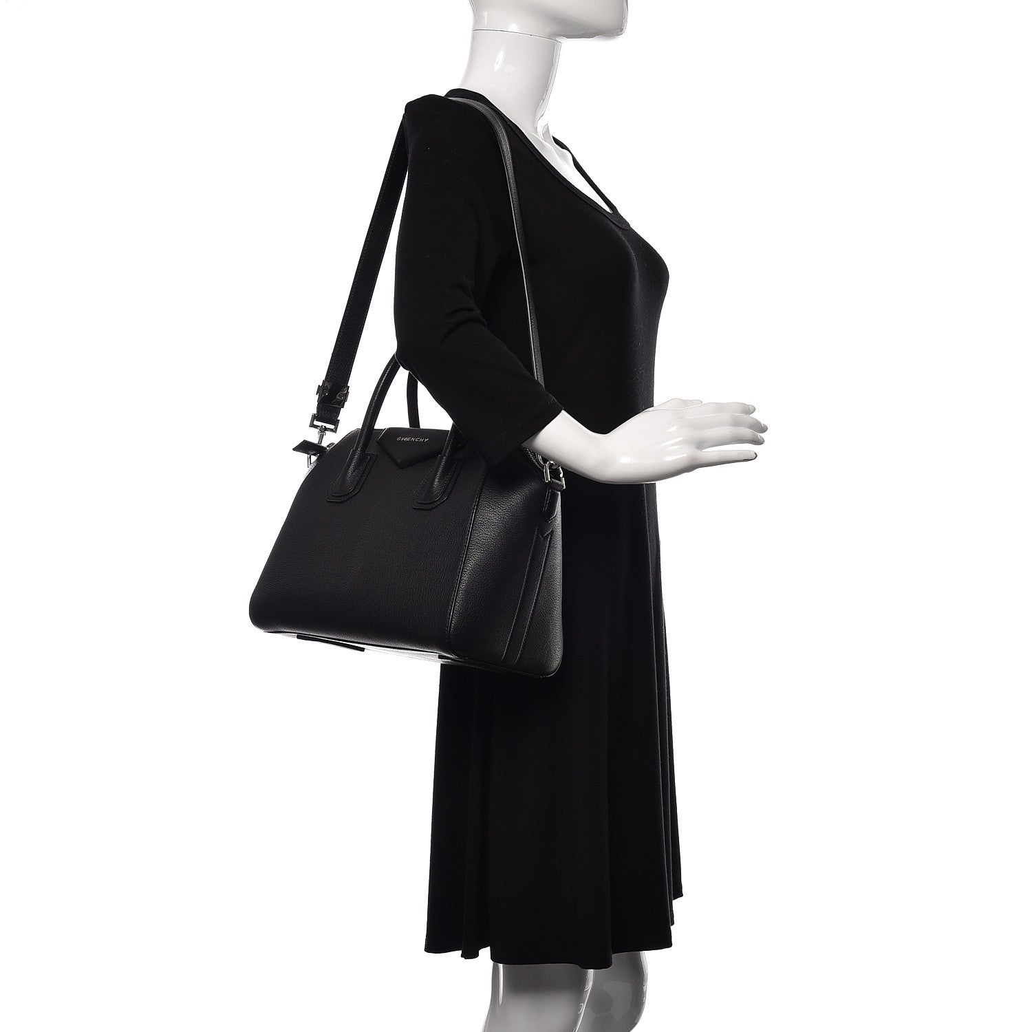 Givenchy Sugar Goatskin Small Antigona Black 3 of 15