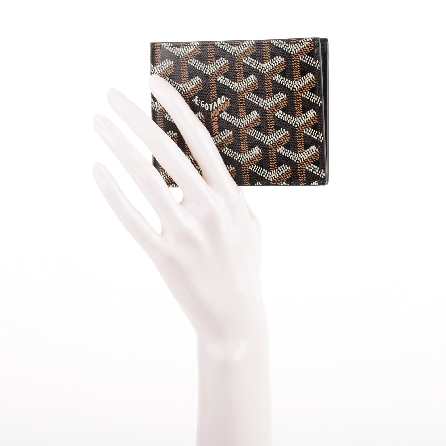 Goyardine Bi-Fold Wallet Black